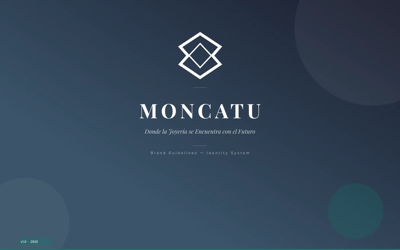 Moncatu — Brand Kit — Identity system — cover
