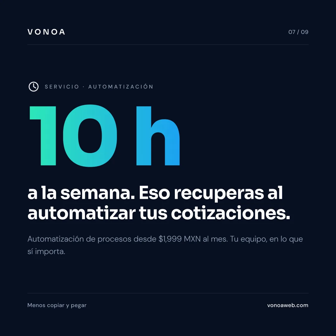 Vonoa Web — August 2026 Feed — 07 · Automation