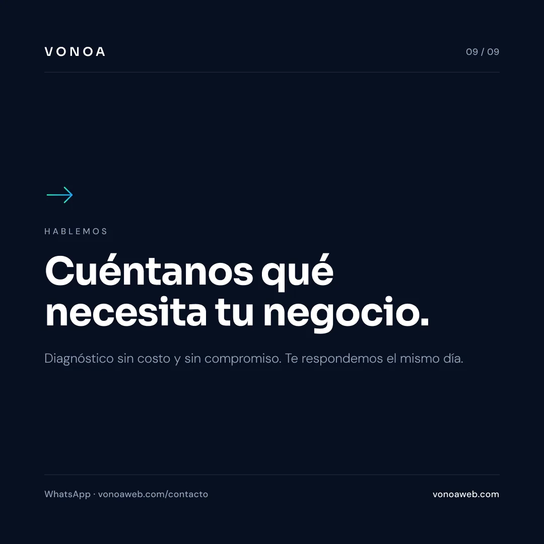Vonoa Web — August 2026 Feed — 09 · Close