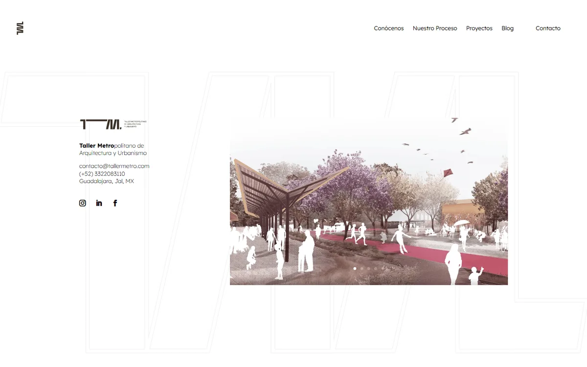 Taller Metro website